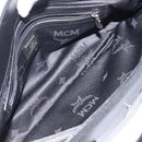 MCM Hand Bag Leather Black Silver Auth 117564-10