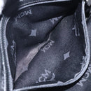 MCM Hand Bag Leather Black Silver Auth 117564-11