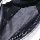 MCM Hand Bag Leather Black Silver Auth 117564-22