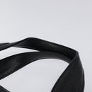 MCM Hand Bag Leather Black Silver Auth 117564-8