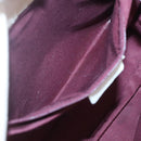 BVLGARI Logo Mania Tote Bag Canvas Pink White Silver Auth 117578-11