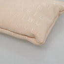 BVLGARI Logo Mania Tote Bag Canvas Pink White Silver Auth 117578-25