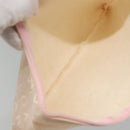 BVLGARI Logo Mania Tote Bag Canvas Pink White Silver Auth 117578-27