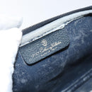 GUCCI GG Supreme Shoulder Bag PVC Navy Gold 97 02 068 Auth 117580-10