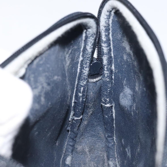 GUCCI GG Supreme Shoulder Bag PVC Navy Gold 97 02 068 Auth 117580