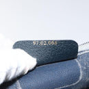 GUCCI GG Supreme Shoulder Bag PVC Navy Gold 97 02 068 Auth 117580-12