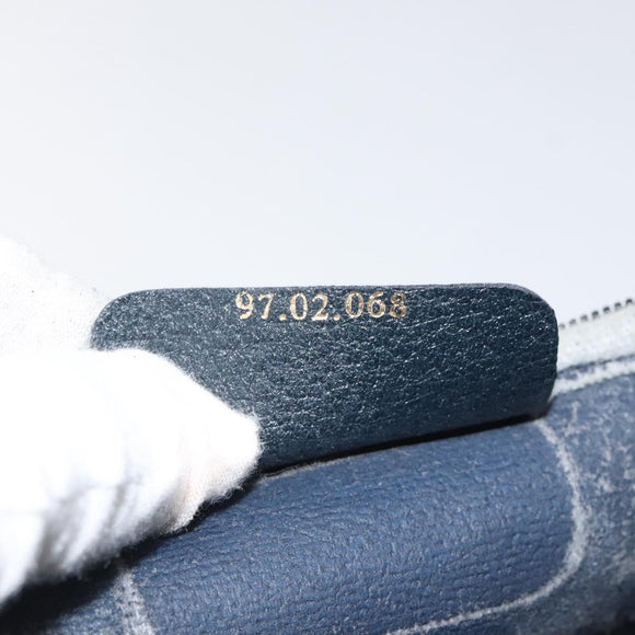 GUCCI GG Supreme Shoulder Bag PVC Navy Gold 97 02 068 Auth 117580