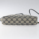 GUCCI GG Supreme Shoulder Bag PVC Navy Gold 97 02 068 Auth 117580-5