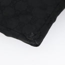 GUCCI GG Canvas Waist bag Black Silver 28566 Auth 117582-9
