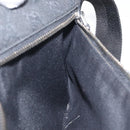 GUCCI GG Canvas Waist bag Black Silver 28566 Auth 117582-19
