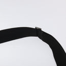 GUCCI GG Canvas Waist bag Black Silver 28566 Auth 117582-14