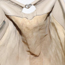 FENDI Celeria Tote Bag Leather Beige Auth 117585-20