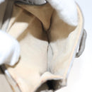 FENDI Celeria Tote Bag Leather Beige Auth 117585-22