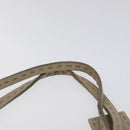 FENDI Celeria Tote Bag Leather Beige Auth 117585-14