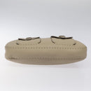 FENDI Celeria Tote Bag Leather Beige Auth 117585-5