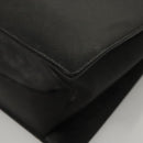 Salvatore Ferragamo Gancini Hand Bag Leather Black Silver Auth 117589-17