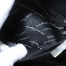 Salvatore Ferragamo Gancini Hand Bag Leather Black Silver Auth 117589-23