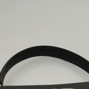 Salvatore Ferragamo Gancini Hand Bag Leather Black Silver Auth 117589-14