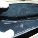 LOEWE Anagram Shoulder Bag Leather Beige Brown gold Auth 117638-11