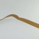 LOEWE Anagram Shoulder Bag Leather Beige Brown gold Auth 117638-14