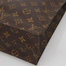 LOUIS VUITTON Monogram Sac Plat Hand Bag M51140 LV Auth 117646-9