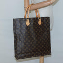 LOUIS VUITTON Monogram Sac Plat Hand Bag M51140 LV Auth 117646-19