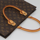 LOUIS VUITTON Monogram Sac Plat Hand Bag M51140 LV Auth 117646-6