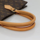 LOUIS VUITTON Monogram Sac Plat Hand Bag M51140 LV Auth 117646-7
