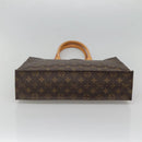 LOUIS VUITTON Monogram Sac Plat Hand Bag M51140 LV Auth 117646-5