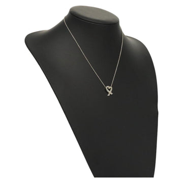 TIFFANY&Co. Loving Heart Necklace Ag925 Silver Auth 117657