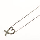 TIFFANY&Co. Loving Heart Necklace Ag925 Silver Auth 117658-12