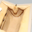 CELINE Hand Bag Leather Beige Auth 117663-19