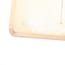 CHANEL COCO Mark Card Case Leather Beige CC Auth 117664-9