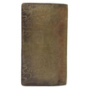 Berluti Calligraphy Long Wallet Leather Brown Auth 117665-2