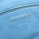 CHANEL Matelasse Backpack Cotton Orange Silver CC Auth 117675-19