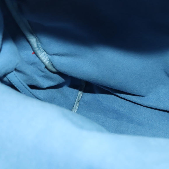 CHANEL Matelasse Backpack Cotton Orange Silver CC Auth 117675