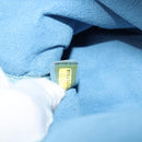 CHANEL Matelasse Backpack Cotton Orange Silver CC Auth 117675-23