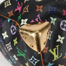 LOUIS VUITTON Monogram Multicolor Keepall 45 Bag Black M92640 Auth 117676SAV-15