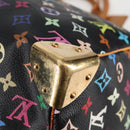 LOUIS VUITTON Monogram Multicolor Keepall 45 Bag Black M92640 Auth 117676SAV-8