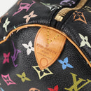 LOUIS VUITTON Monogram Multicolor Keepall 45 Bag Black M92640 Auth 117676SAV-27