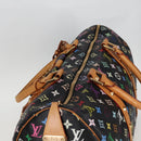 LOUIS VUITTON Monogram Multicolor Keepall 45 Bag Black M92640 Auth 117676SAV-6