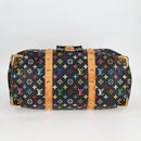 LOUIS VUITTON Monogram Multicolor Keepall 45 Bag Black M92640 Auth 117676SAV-5