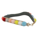 FENDI Shoulder Strap Leather Multicolor Auth 117678-1