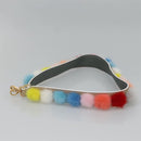 FENDI Shoulder Strap Leather Multicolor Auth 117678-5