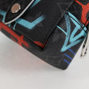 LOUIS VUITTON Eclipse Graffiti Porte Cle Squared Pouch M00969 Auth 117679AM-16