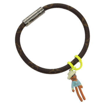 LOUIS VUITTON Monogram Bracelet Hangit Mascot Bracelet MP286E LV Auth 117680AM