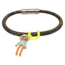 LOUIS VUITTON Monogram Bracelet Hangit Mascot Bracelet MP286E LV Auth 117680AM-13