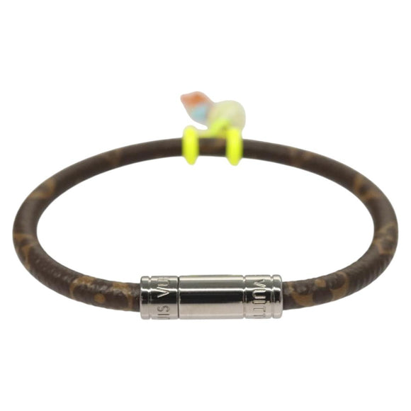 LOUIS VUITTON Monogram Bracelet Hangit Mascot Bracelet MP286E LV Auth 117680AM