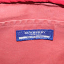 BURBERRY Nova Check Blue Label Waist bag Canvas White Pink Auth 117700-18