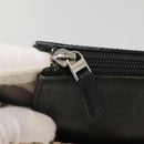 BURBERRY Nova Check Hand Bag Canvas Beige Black Auth 117701-10